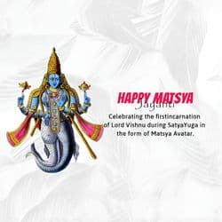 Educational template explaining Matsya Jayanti and Vishnu avatar – AiFlexa