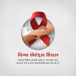 Informative AIDS Day graphic with educational facts, infographic elements, and global theme