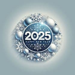 Classy and elegant Welcome 2025 social media design in gold tones by AiFlexa