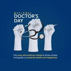 Professional Doctor Day social media post design