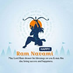 Colorful Ram Navami post design for children’s education – AiFlexa