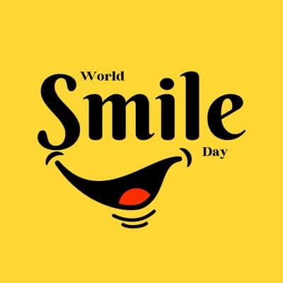 World Smile Day celebration social media post design template