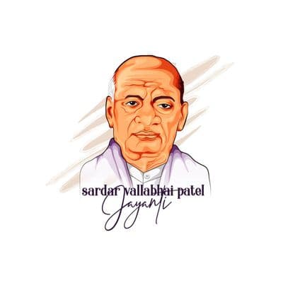 Sardar Vallabhbhai Patel Jayanti tribute social media post template