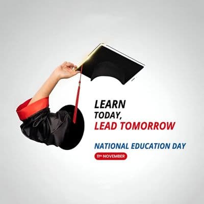 National Education Day celebration social media post design template