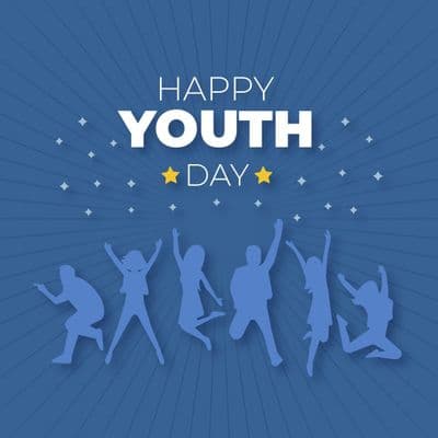 Empowering social media post for International Youth Day