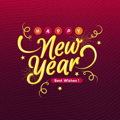 Welcome 2026 New Year celebration social media creative design