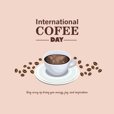 Business promotion design template for International Coffee Day