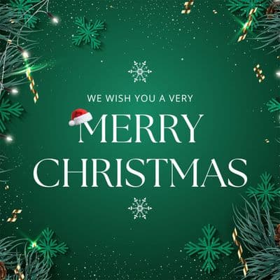 Merry Christmas joyful holiday celebration social media creative