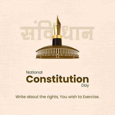 Premium Constitution Day graphic template by AiFlexa