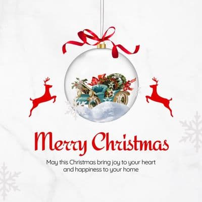 Merry Christmas holiday cheer festive social media creative