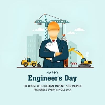 Tribute to M. Visvesvaraya Engineer’s Day template