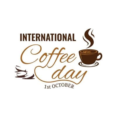 Fun engagement social media template for International Coffee Day