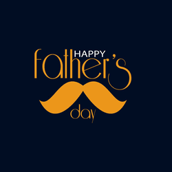 Father’s Day social media post design template with heartfelt message