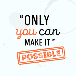 Attitude quotes social media post with strong typography and edgy design