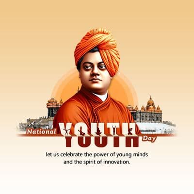 National Youth Day youth power inspiration social media creative