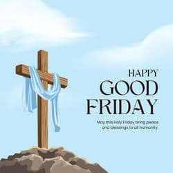 Inspiring Good Friday post template with modern style for youth and community – AiFlexa