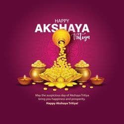 Professional Akshaya Tritiya greeting template for business wishes to clients, teams, and customers – AiFlexa