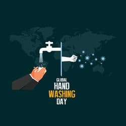 Editable Hygiene Day social media post template with hygiene icons and clean design by AiFlexa