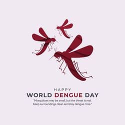 AiFlexa Custom National Dengue Day Awareness Poster