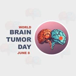 Brain awareness design with ribbon and medical icons