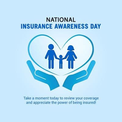 Modern flat-style insurance infographic with tagline "Insure Today, Secure Tomorrow"